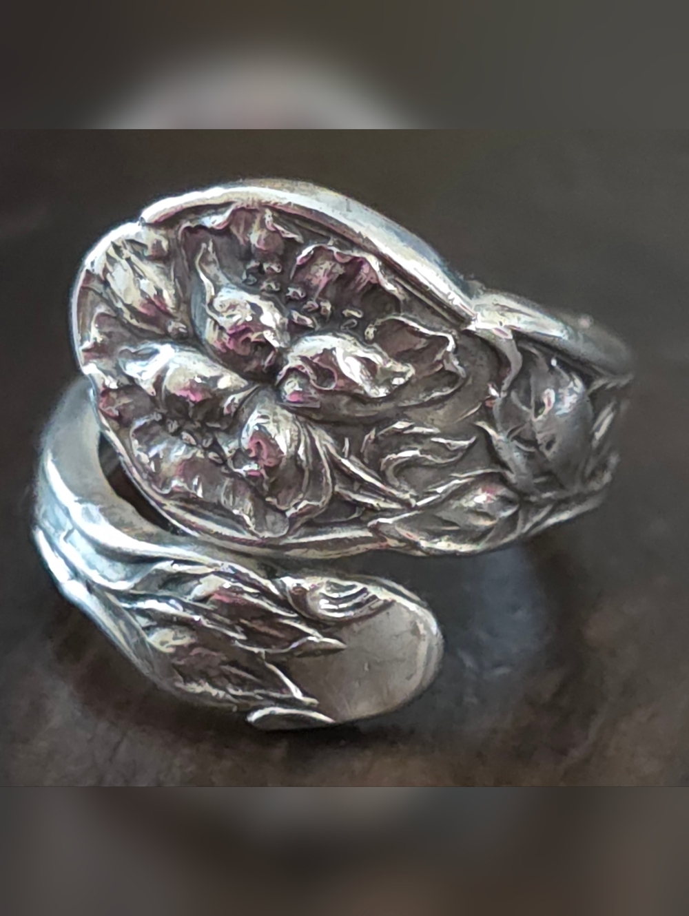 VINTAGE EUROPEAN STERLING SILVER 925 RING 8.20 Grams Size 6